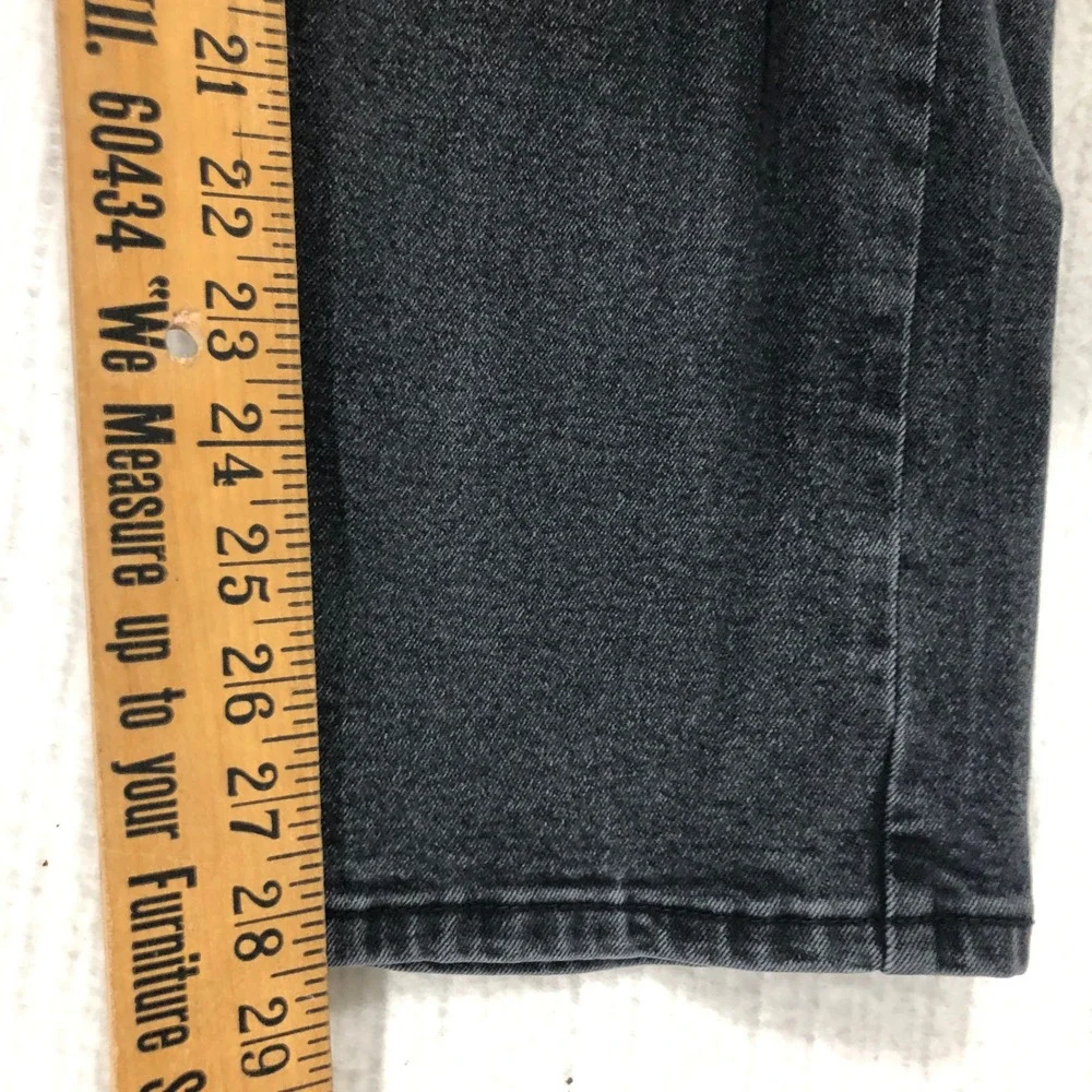 Levis 514 Straight Fit Jeans‎ Mens 38x32 Faded Black Denim Pants